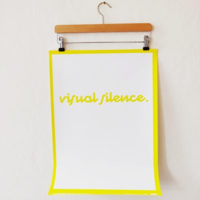 Poster visual silence